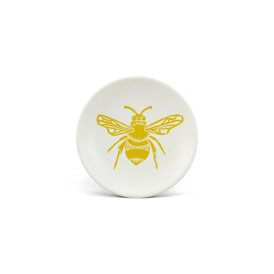 Kate Heiss Bee Trinket Dish - Mustard