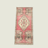 Vintage Wool Rug 95 x 55 cm