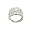Simply Italian Valentina Seven Band Deco Ring