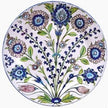 Ashmolean Museum Tin Plate - Flower Sprays