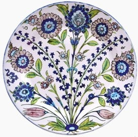 Ashmolean Museum Tin Plate - Flower Sprays