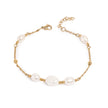 Freshwater Pearl Necklace 14k Gold Plated Steel-80cm