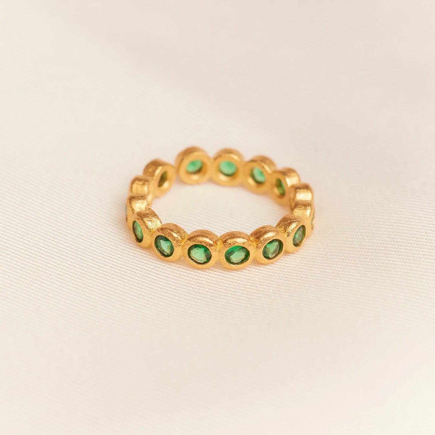 Amelia Green Ring by Agapée