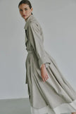 Irissa Trenchcoat Feather Grey - Anne-mi