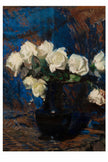 White Roses Art Print by Lazybones
