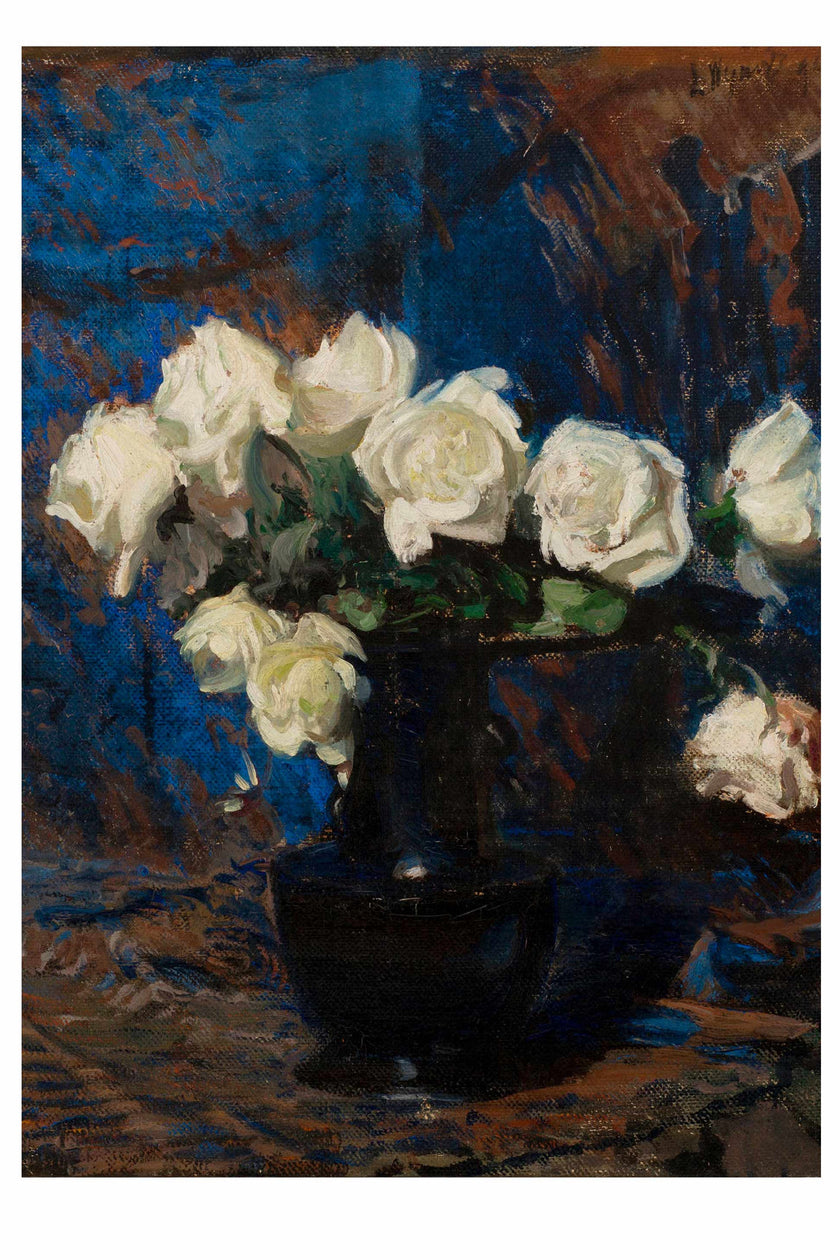 White Roses Art Print by Lazybones