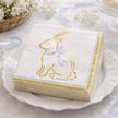 Gold Bunny Cocktail Napkins