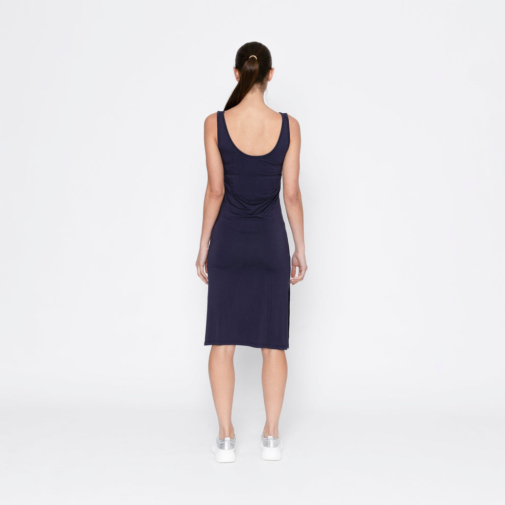 Reversible Black Rayon Slip-Two by Two