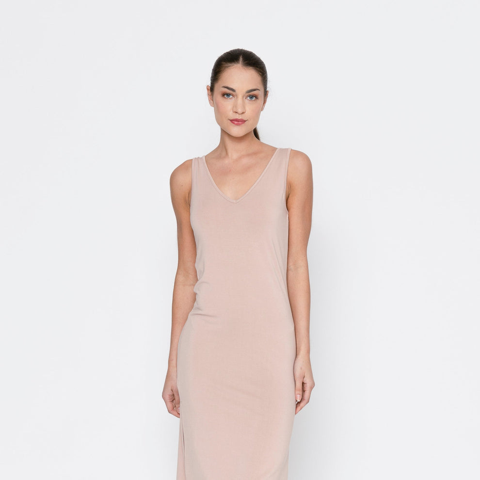 Reversible Black Rayon Slip-Two by Two