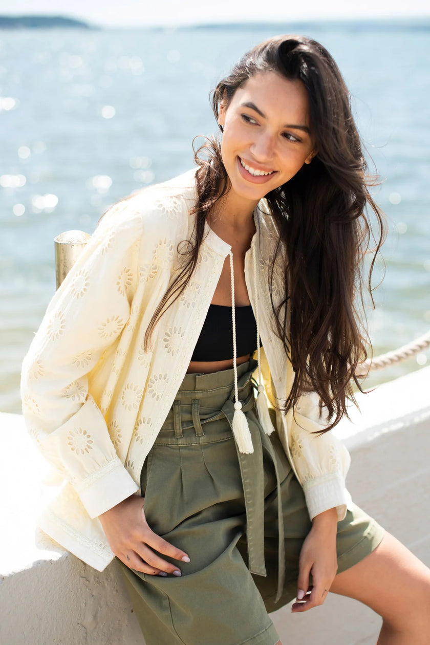 Brakeburn Broderie Bomber Jacket