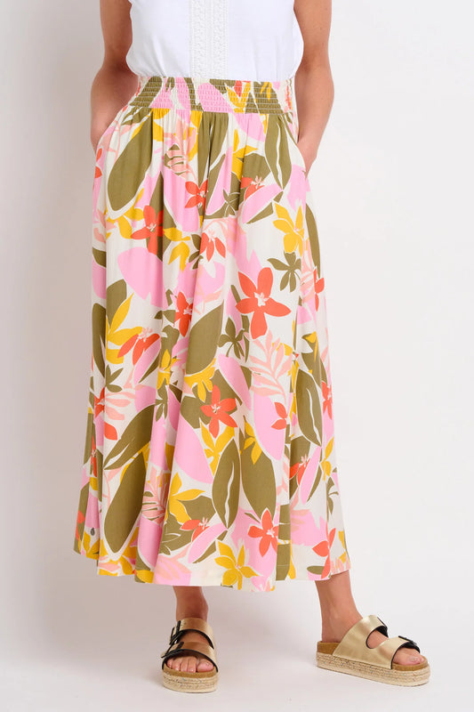 Brakeburn Tropical Palm Skirt