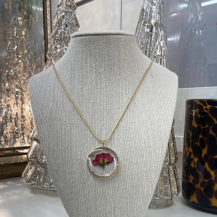 Real Flower Necklace