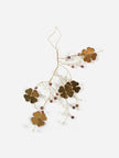 Beaded Bunch Ornament Gold