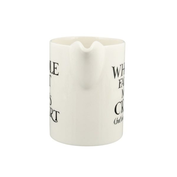 Emma Bridgewater Black Toast Cream Straight Jug Medium