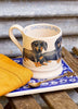 Emma Bridgewater Black and Tan Dachshund half-pint mug, hand-decorated English earthenware, NZ