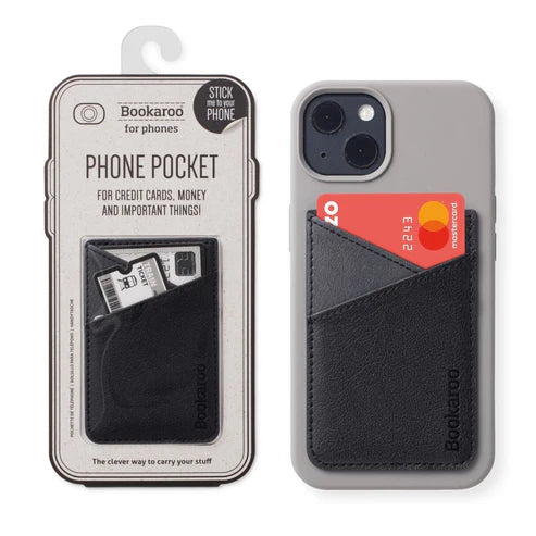 Bookaroo Phone Pocket - Black