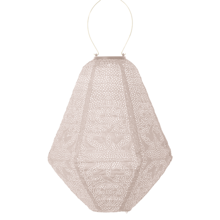 Lumiz Lantern Can 30cm Soft Blush Marrakesh