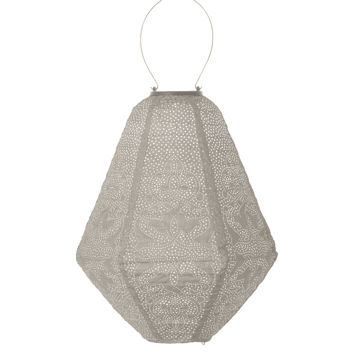 Lumiz Lantern Can 30cm Light Taupe Marrakesh