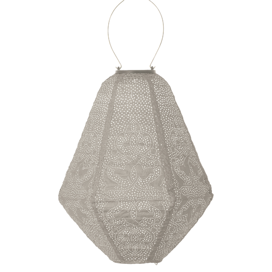 Lumiz Lantern Can 30cm Light Taupe Marrakesh