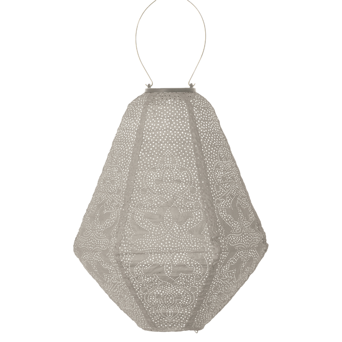 Lumiz Lantern Can 30cm Light Taupe Marrakesh