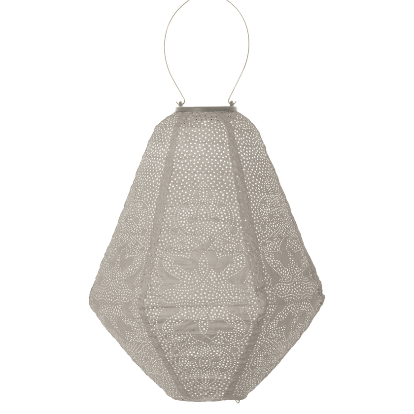 Lumiz Lantern Can 30cm Light Taupe Marrakesh