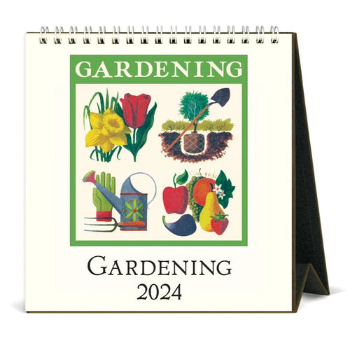 Cavallini 2024 Gardening Desk Calendar