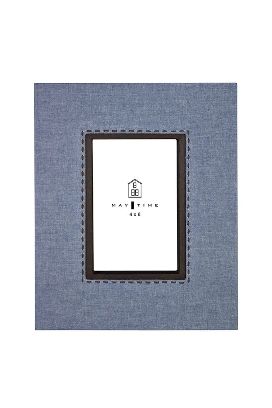 Denim Blue with Stitching Photoframe