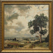 Golden Valley Canvas Brown/Gold Detailed Frame 60x60cm