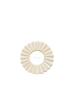 Single Scalloped Round Frame Cream by Maytime