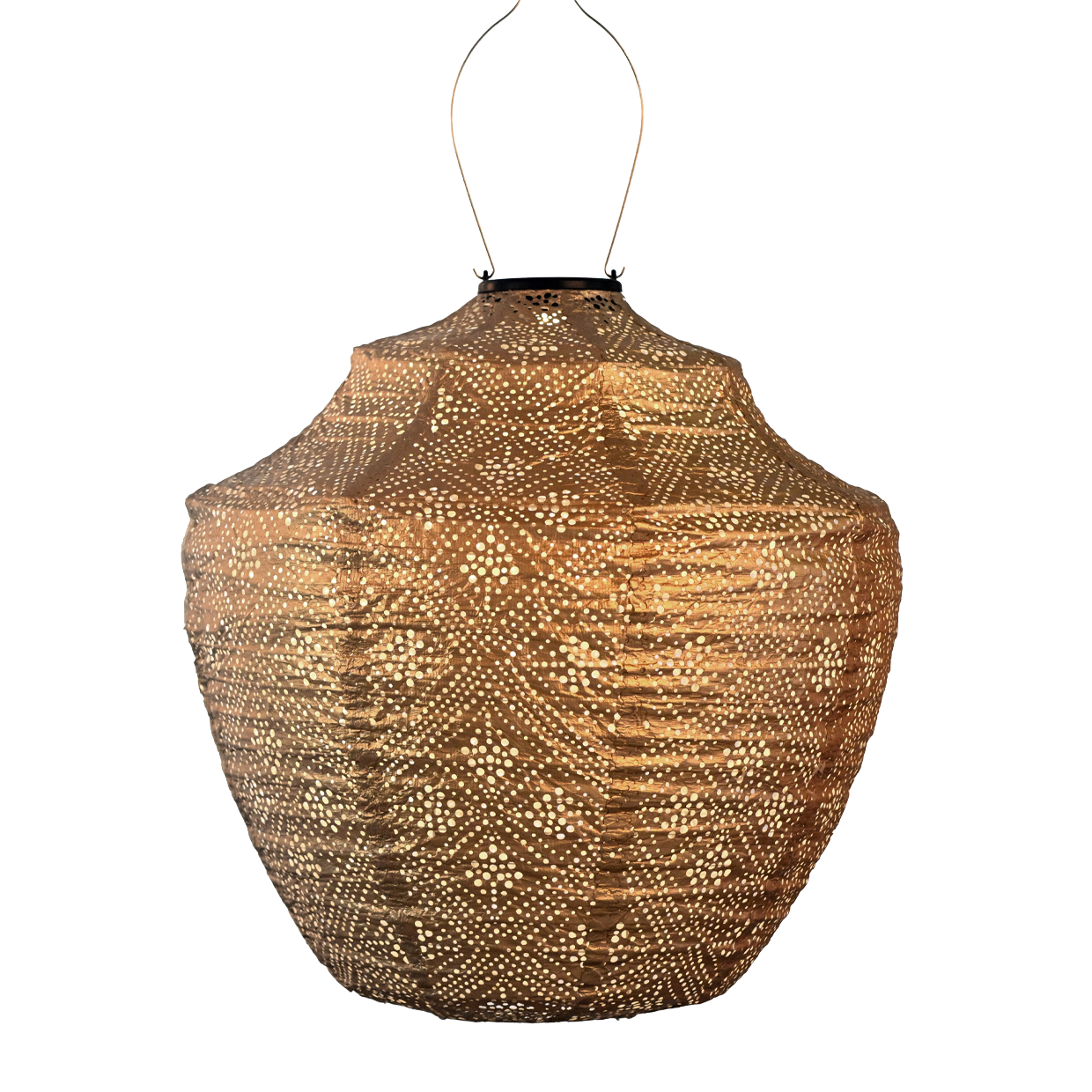 Lumiz Lantern Crown 40cm Gold Topaz