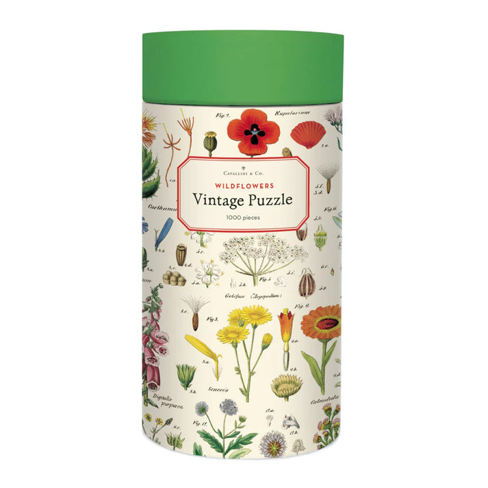 Cavallini & Co - Vintage Puzzle - Wildflowers 1000 pieces
