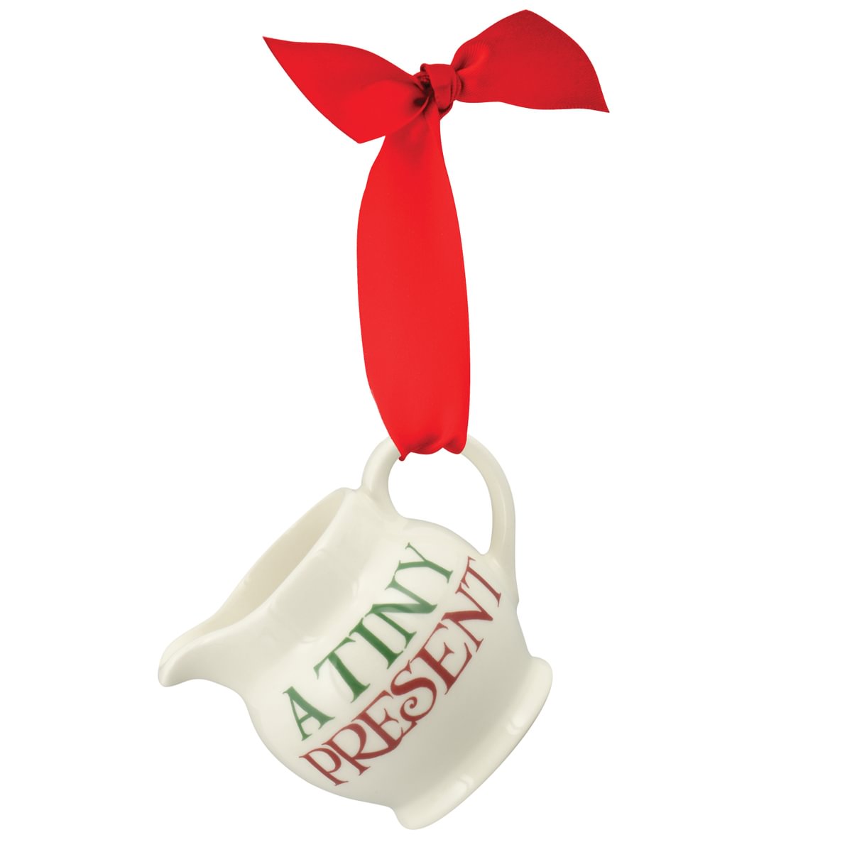 Emma Bridgewater Christmas Toast and Marmalade tiny jug decoration, handmade in Stoke-on-Trent, available in New Zealand