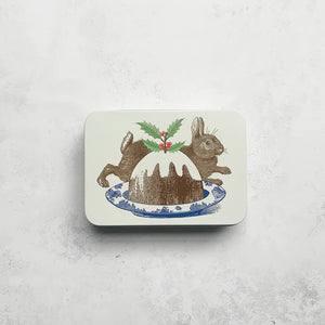 Thornback & Peel- Christmas Pudding Rabbit Tin