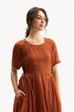Brick Natori Dress by Blacklist