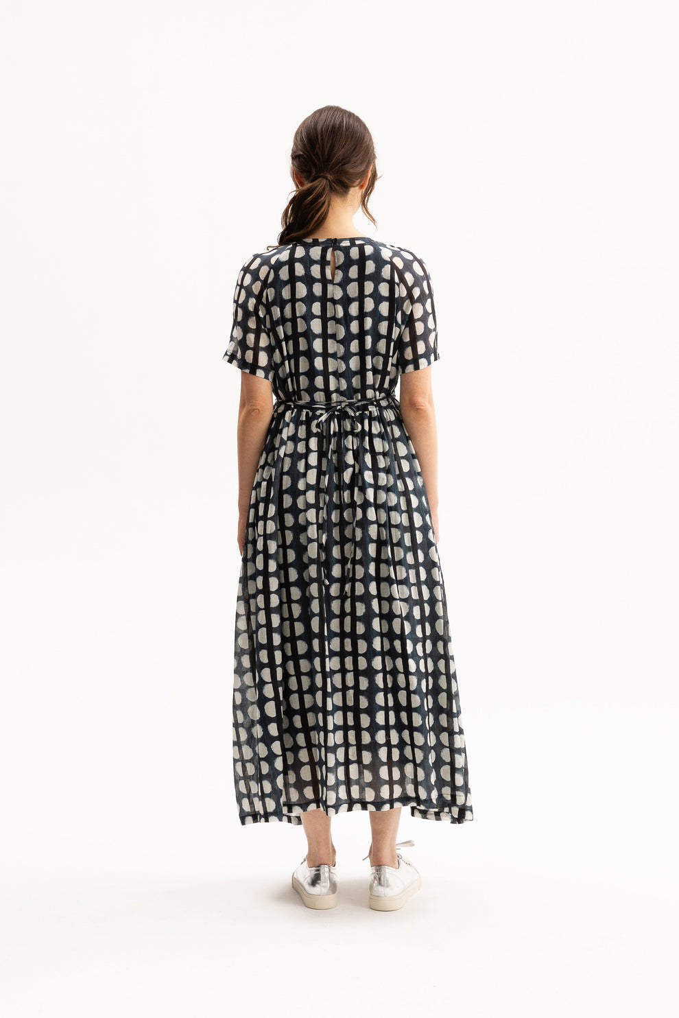 Natori Navy Print Dress-Blacklist