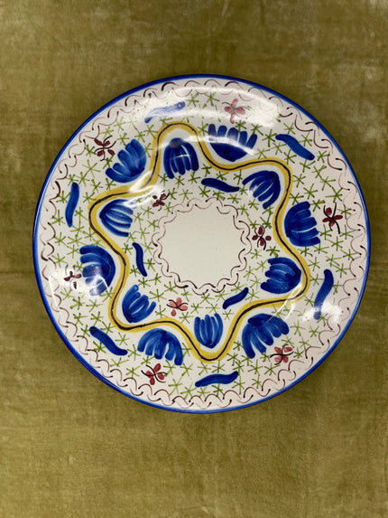 Vintage Handpainted Spanish Figa's Plate