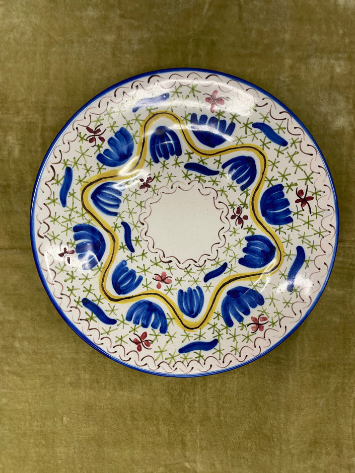 Vintage Handpainted Spanish Figa's Plate