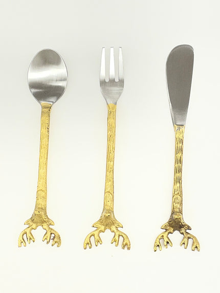 Reindeer Forged Cheese Set - French Country Collections