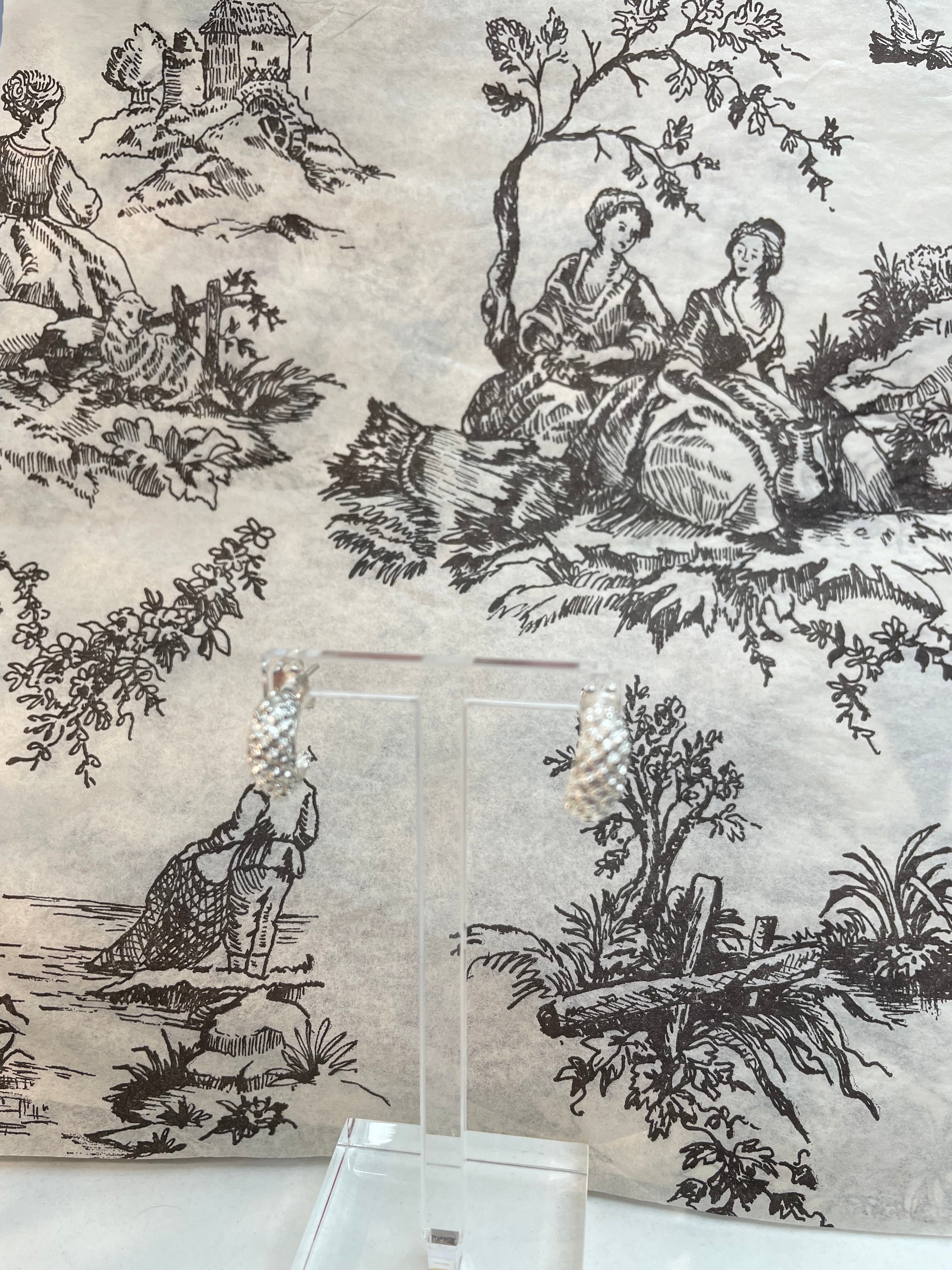 HD Earrings- Textured Small Hoop Earrings