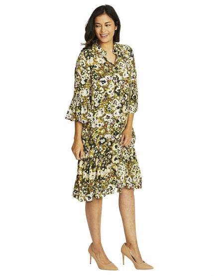 Pingpong Ditsy Bloom Tiered Dress