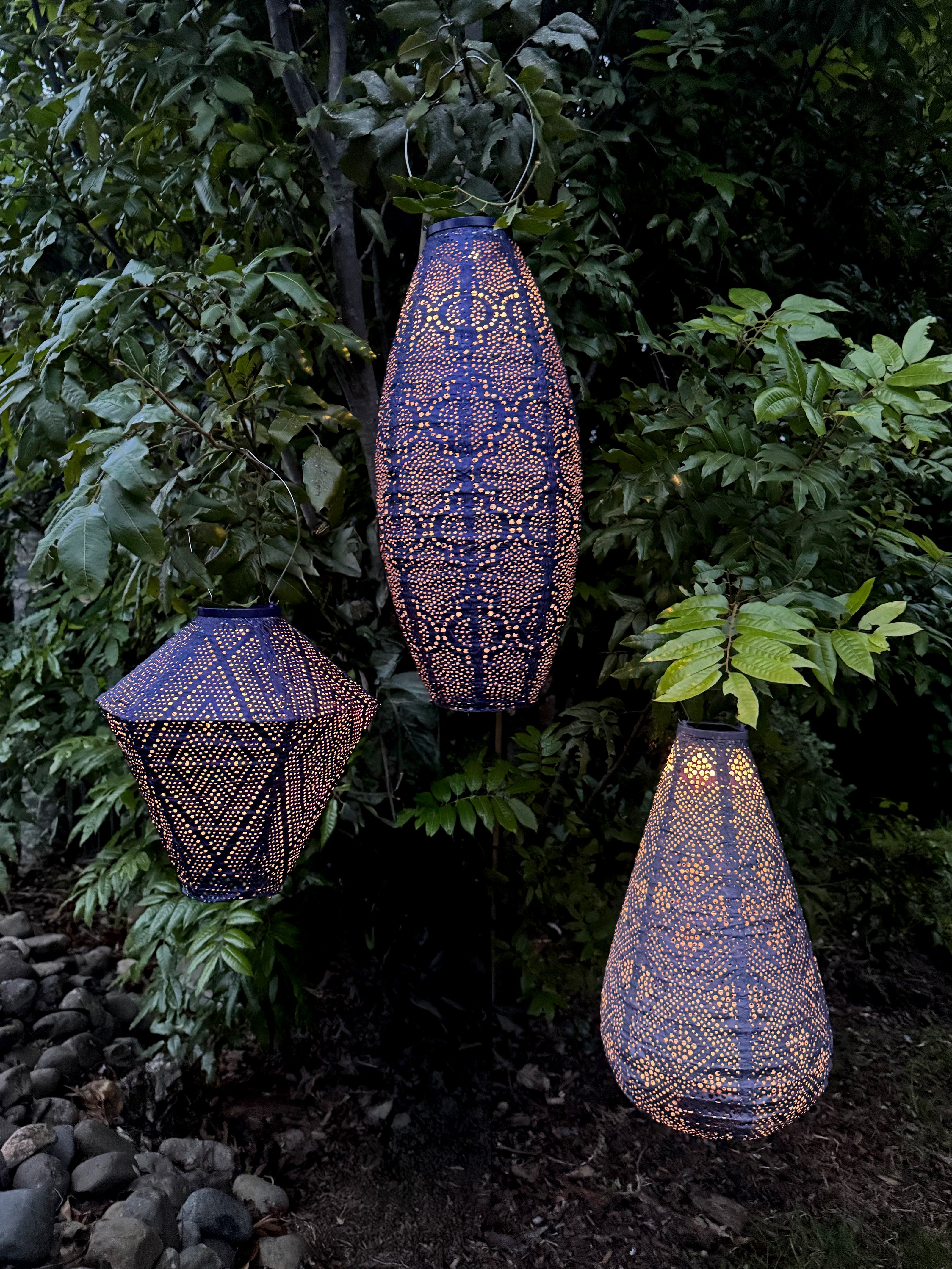 Lumiz Lantern  Diamond 28cm Future Dusk Ikat
