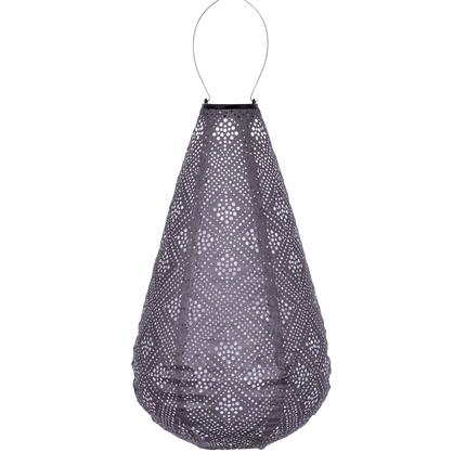 Lumiz Lantern  Drop 28cm Mauve Purple Topaze