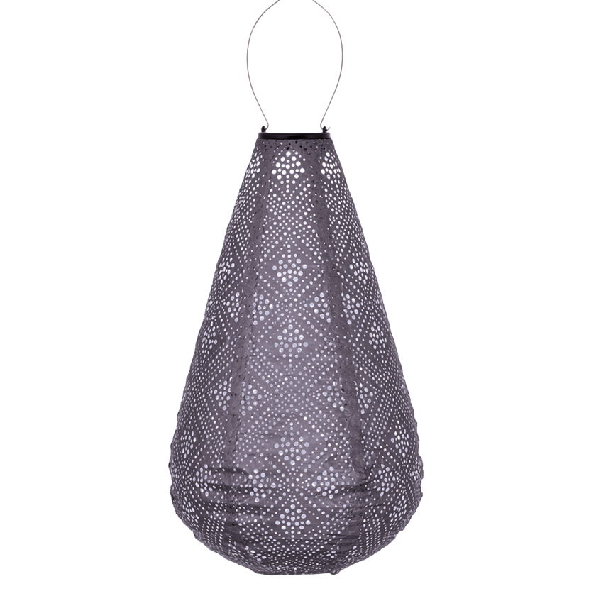 Lumiz Lantern  Drop 28cm Mauve Purple Topaze