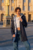 Laura Jo Paris Black Reversible Raincoat