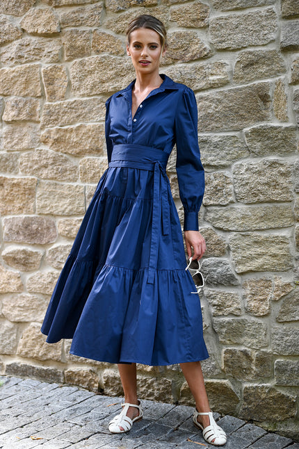 Wyatt Wylde Spencer Dress Blue