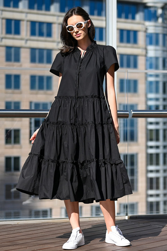 Wyatt Wylde Bell Dress Black