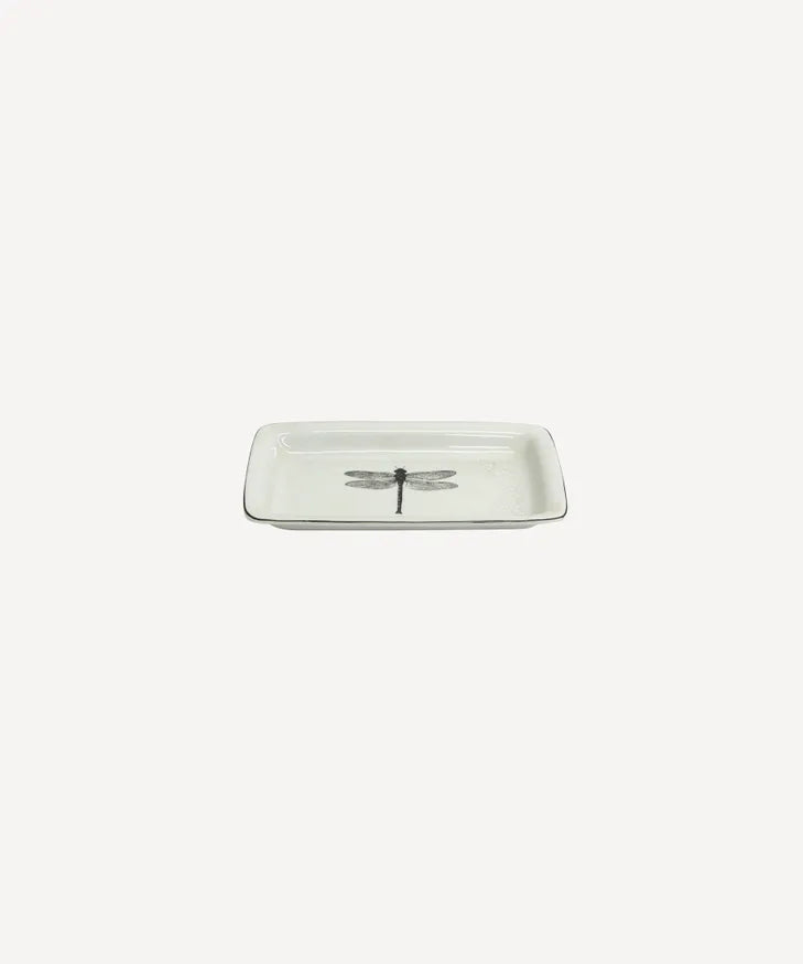 Dragonfly Rectangle Dish by French Country Collections