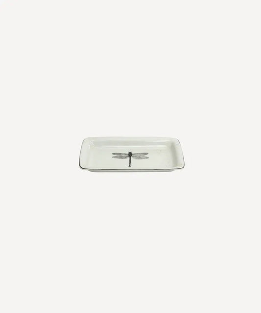 Dragonfly Rectangle Dish by French Country Collections