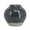 Amphora Round Vase Dark Green