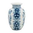 Porcelain Blue and White Tall Vase
